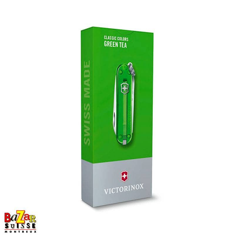 Classic SD transparent - Green tea - Victorinox Swiss Army Knife