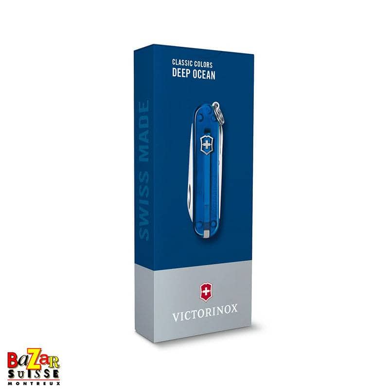 Classic SD transparent - Deep ocean - Victorinox Swiss Army Knife
