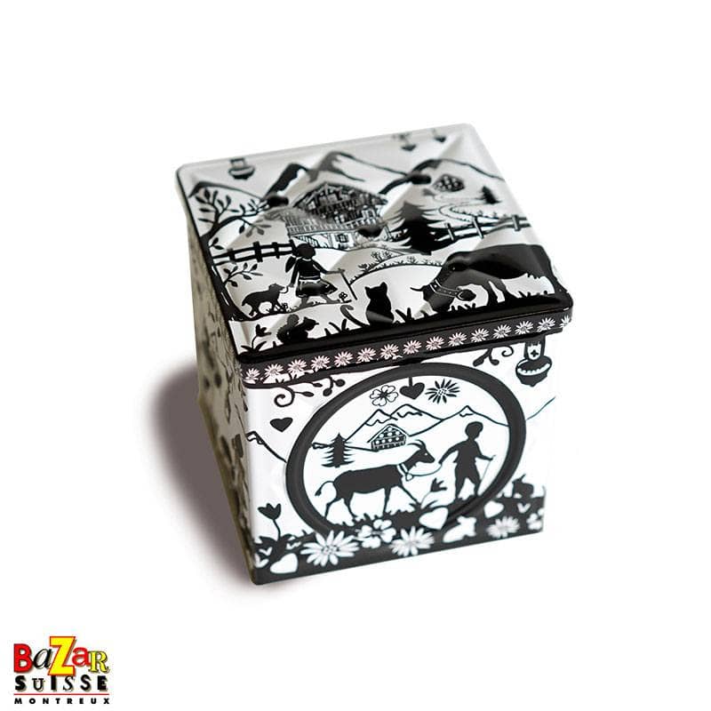 Metalldose - Decoupage