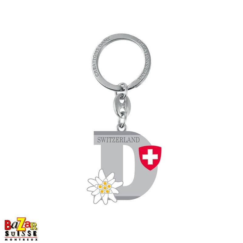 Letter "D" key ring