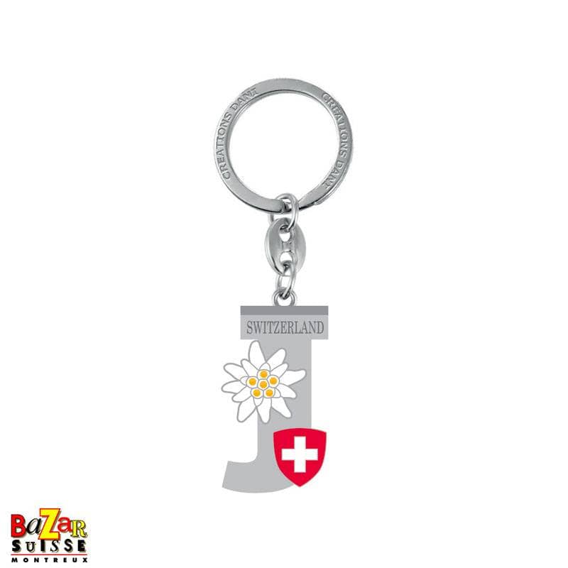 Letter "J" key ring