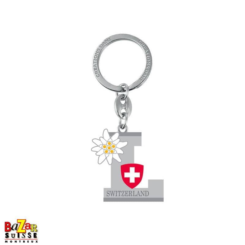 Letter "L" key ring