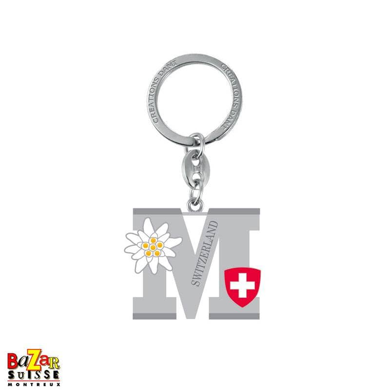 Portachiavi con lettera "M"