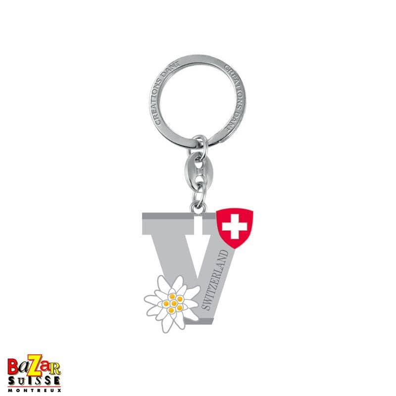 Schlüsselanhänger mit Buchstabe "V"