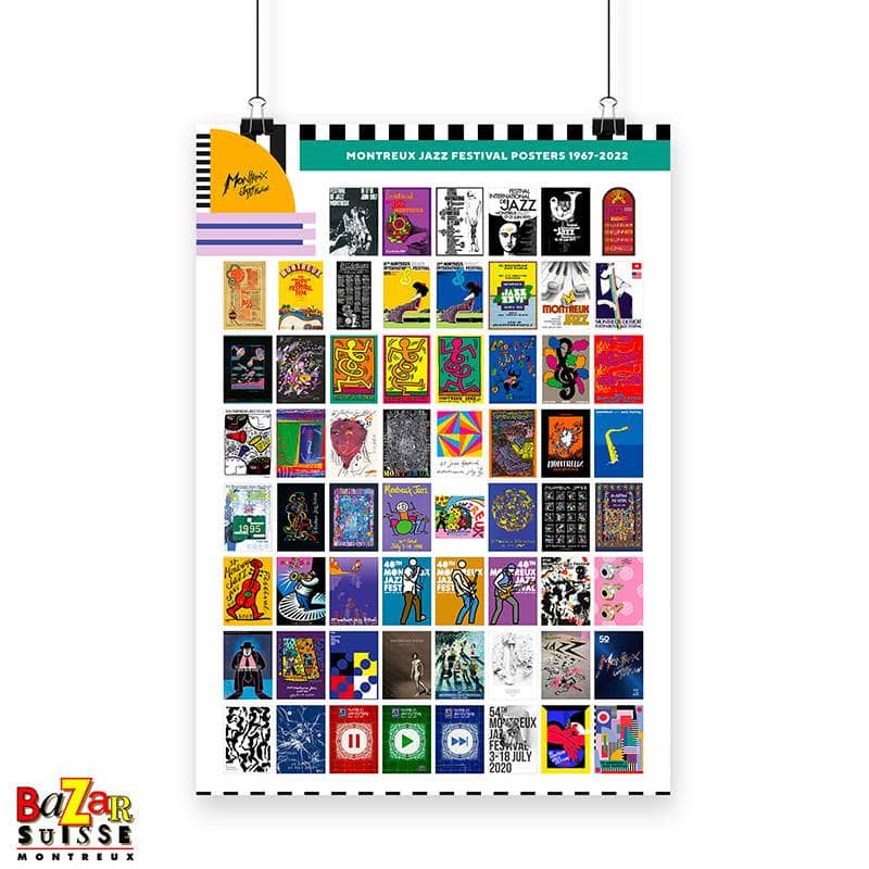 Montreux Jazz Festival Poster 1967-2022