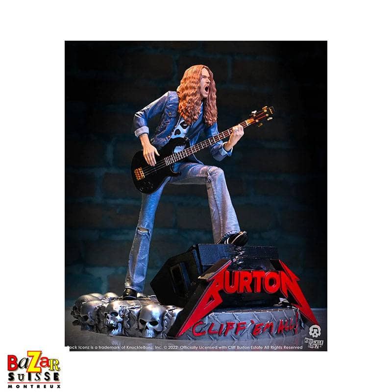Cliff Burton - Rock Iconz figurine by Knucklebonz