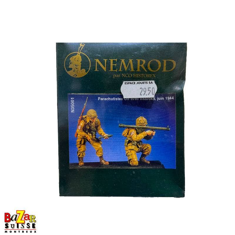 US-Fallschirmjäger mit Bazooka - Nemrod-Figur