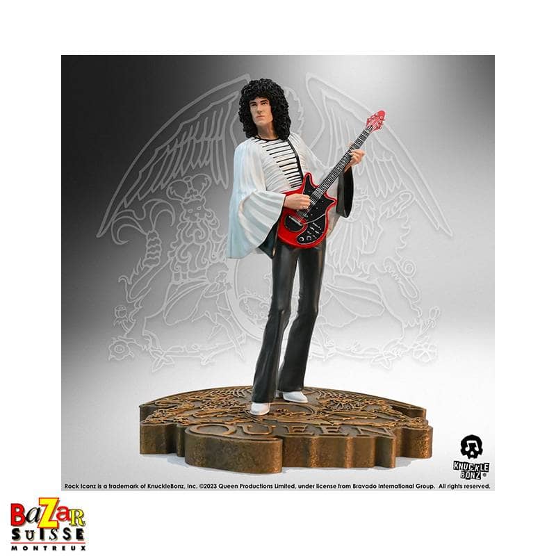 Brian May - Queen II - statuetta Rock Iconz di Knucklebonz