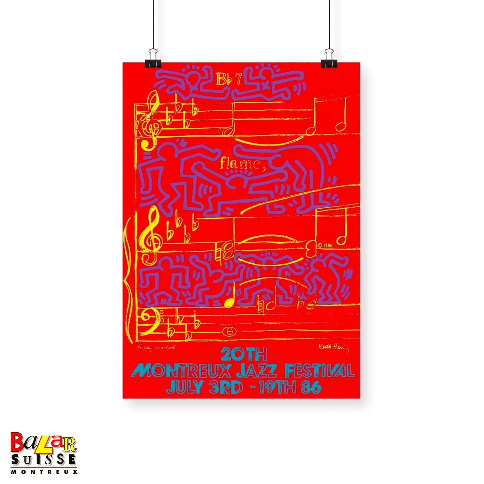 Poster zum Montreux Jazz Festival 1986