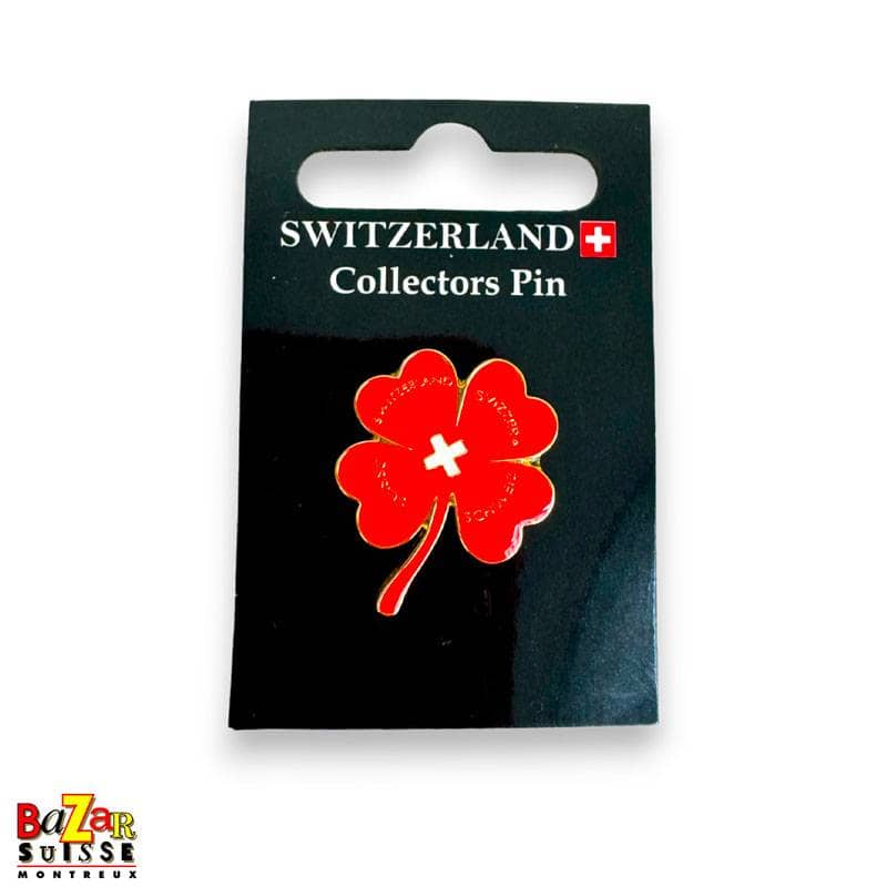 Anstecknadel mit Kleeblatt
