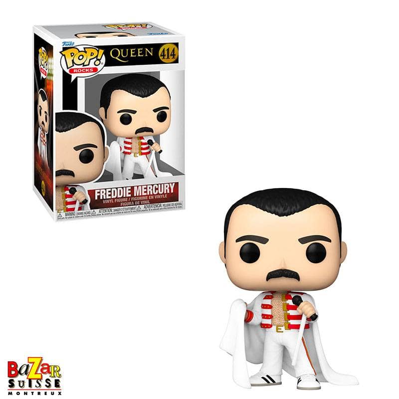 QUEEN FUNKO Pop! Rocks figurine Freddie Mercury avec cape
