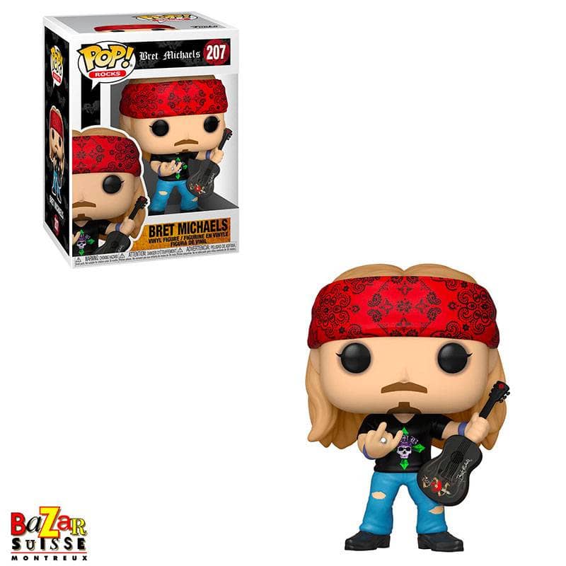 Bret Michaels FUNKO Pop! Rocks Figur