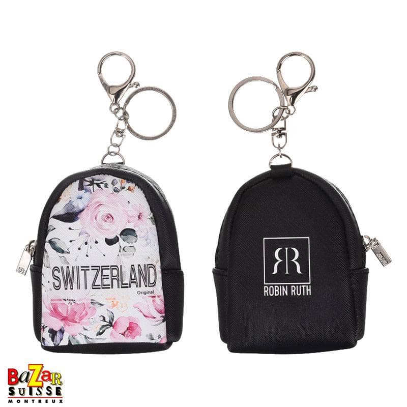 Zainetto portachiavi Robin Ruth - Switzerland floreale nero