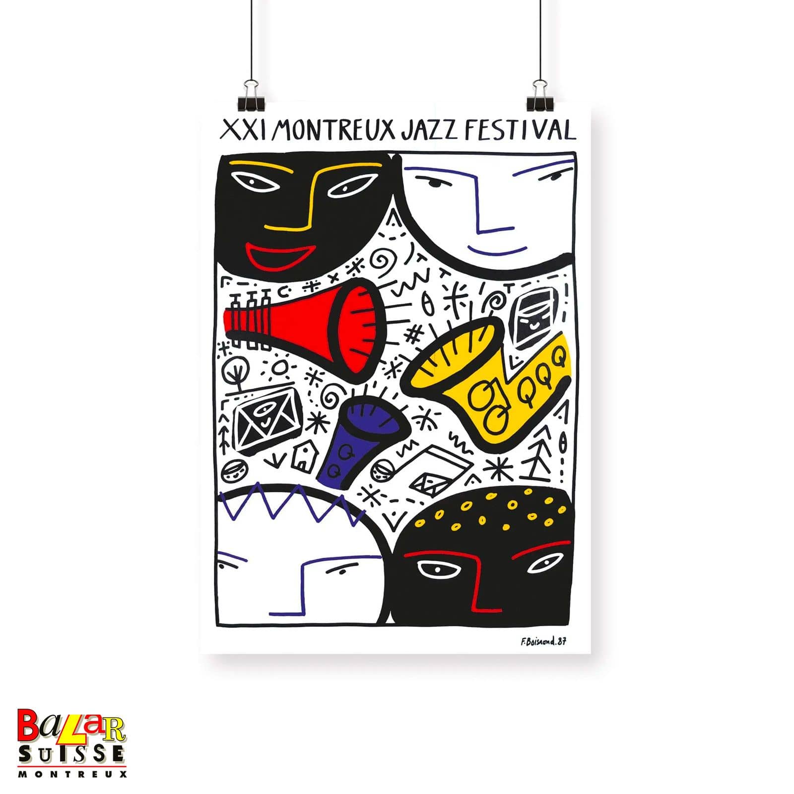 Poster zum Montreux Jazz Festival 1987
