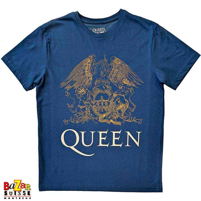 Queen Crest Blue T-shirt