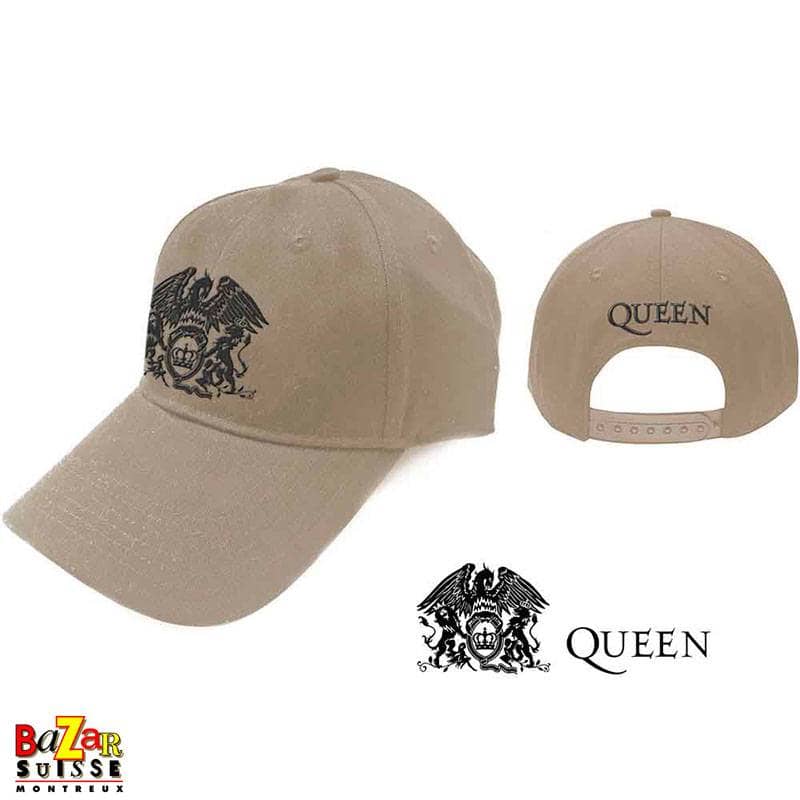 Queen Classic Crest Cap in Beige