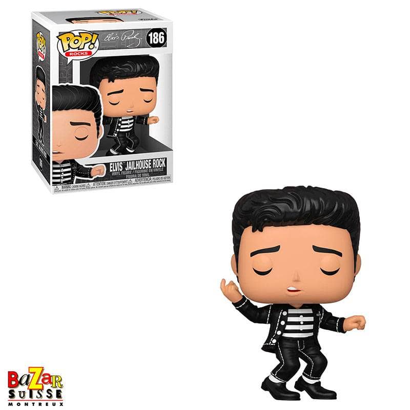 FUNKO Pop! Rocks Elvis Presley Figur – Jailhouse