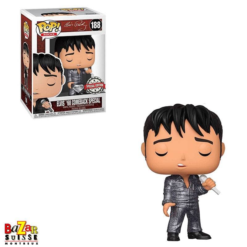 FUNKO Pop! Rocks Elvis Presley Figur – '68 Comeback Special