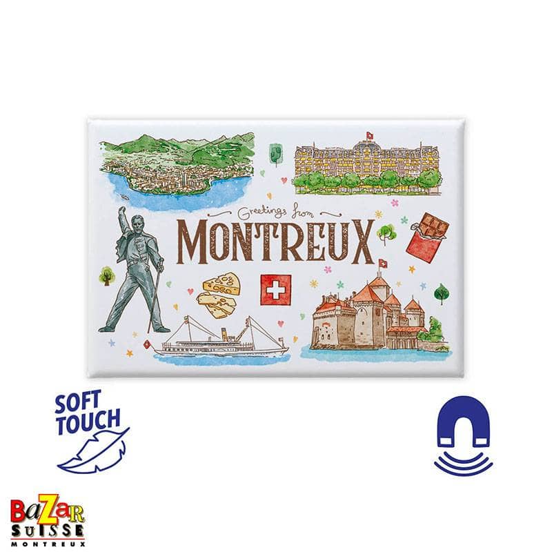 Aimant décoratif – motifs de Montreux