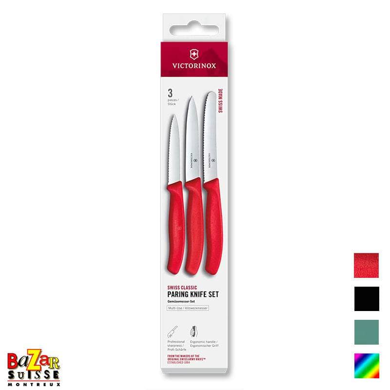 Set di coltelli da spelucchino Swiss Classic, 3 pezzi - Victorinox