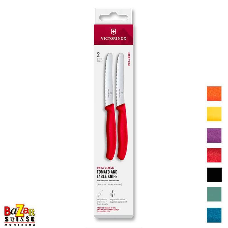 Set di coltelli da pomodoro e da tavola Swiss Classic, 2 pezzi - Victorinox