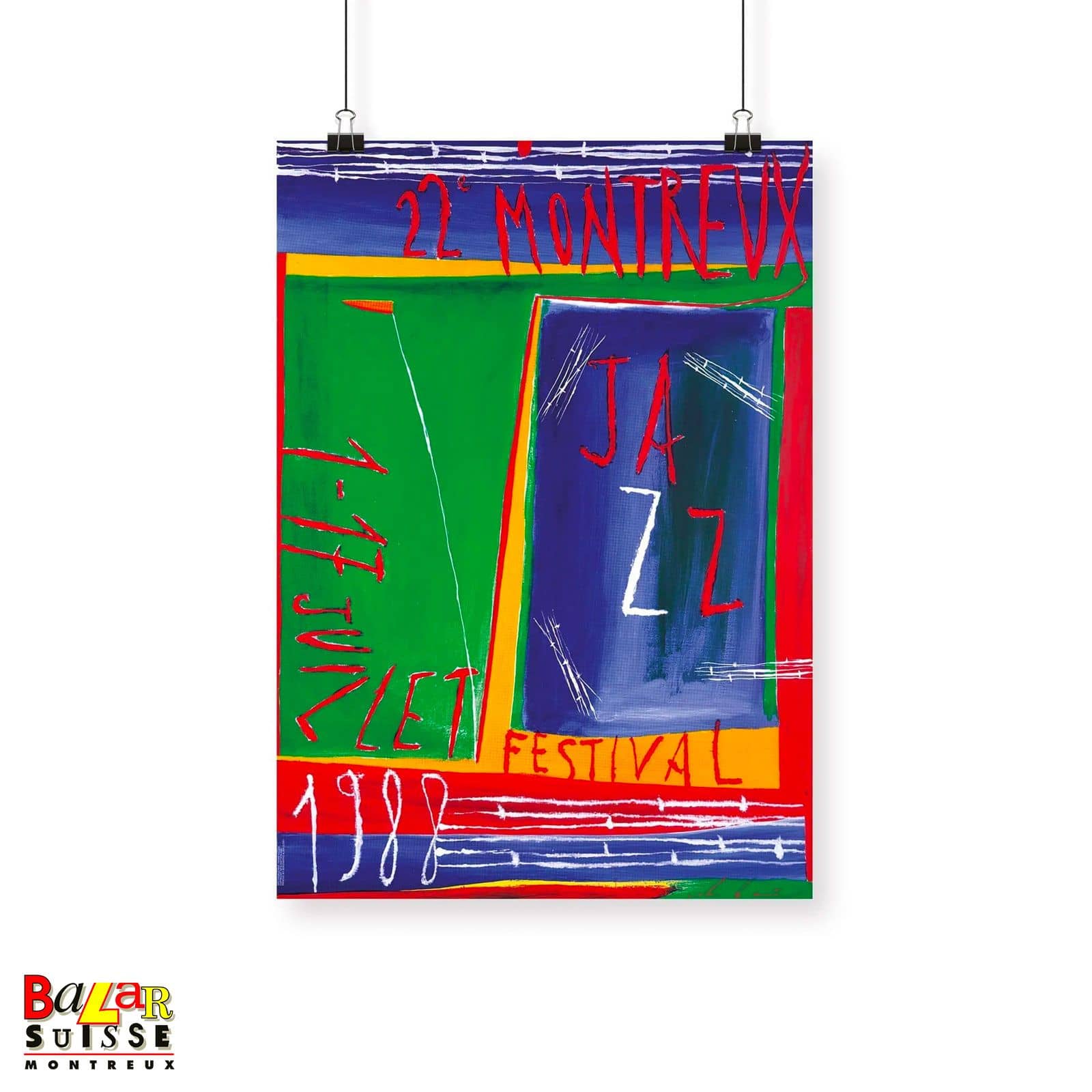 Poster zum Montreux Jazz Festival 1988