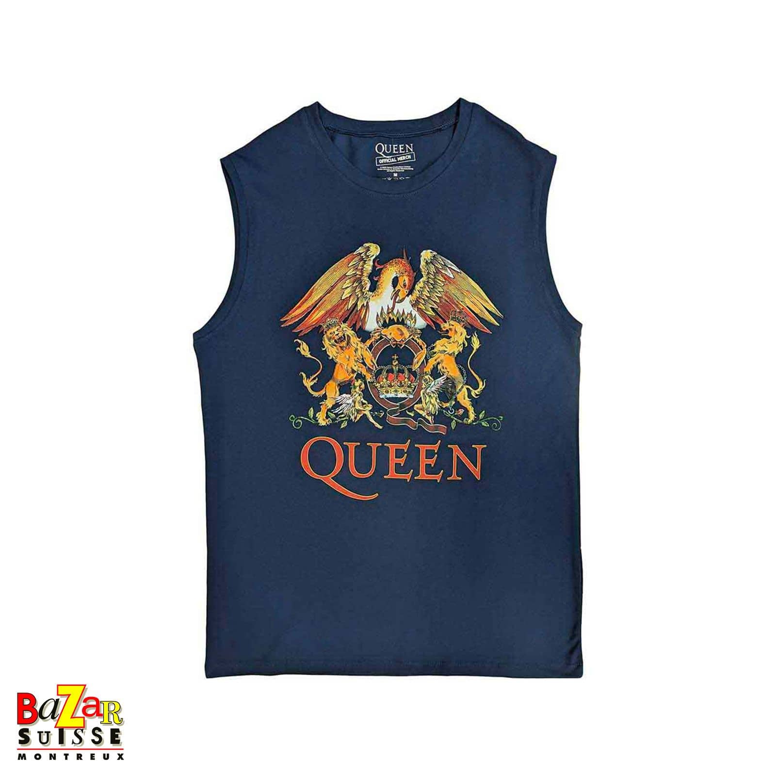 Débardeur Queen Classic Crest bleu marine