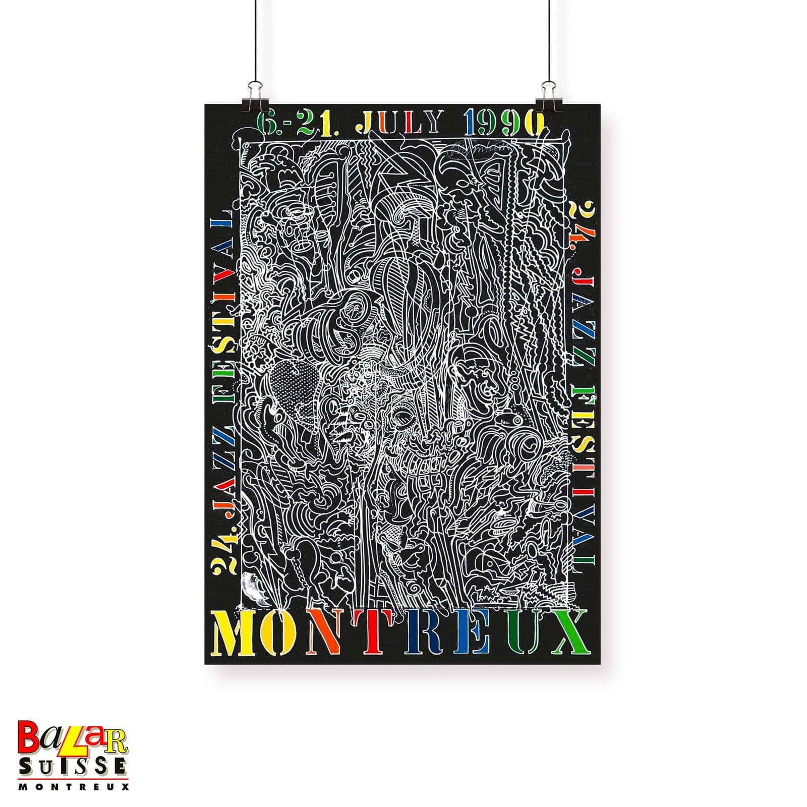 Poster zum Montreux Jazz Festival 1990