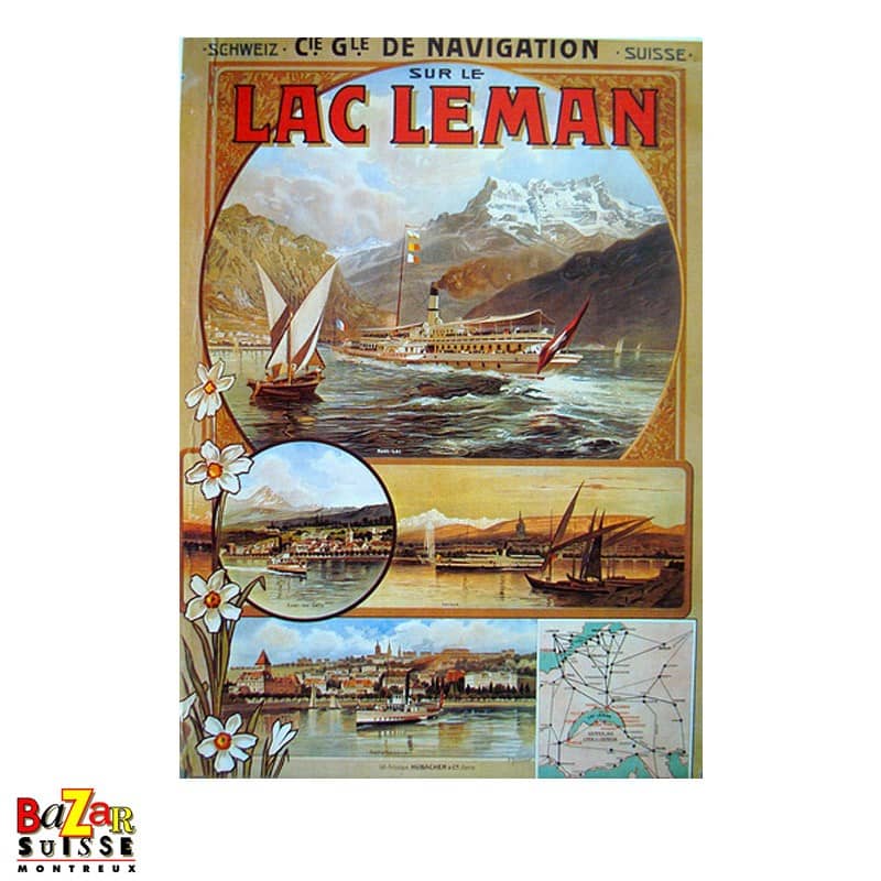 Genfersee-Poster