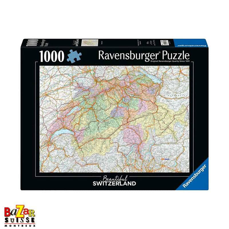 Carte de la Suisse – puzzle Ravensburger