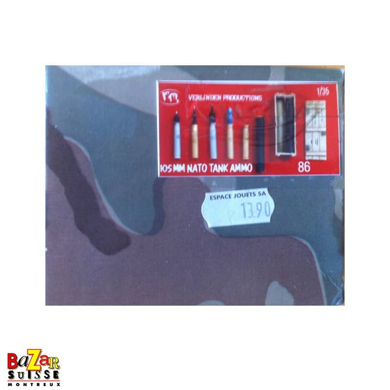 Munitions de char OTAN de 105mm – Verlinden