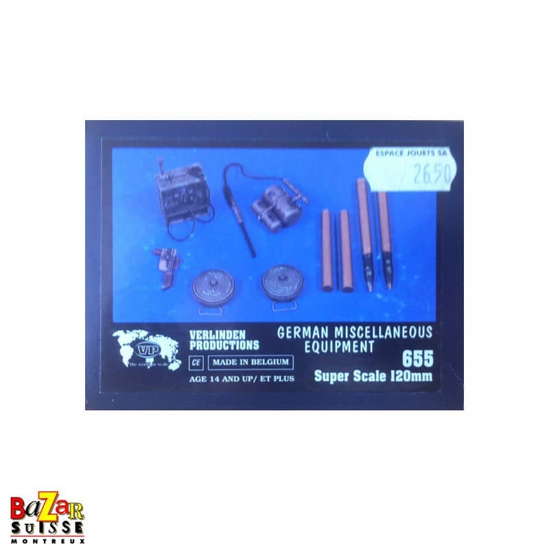 German Miscellaneous Equipment – Verlinden