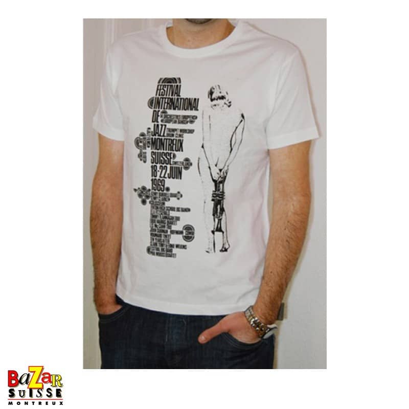 Vintage-T-Shirt vom 3. Montreux Jazz Festival - 1969