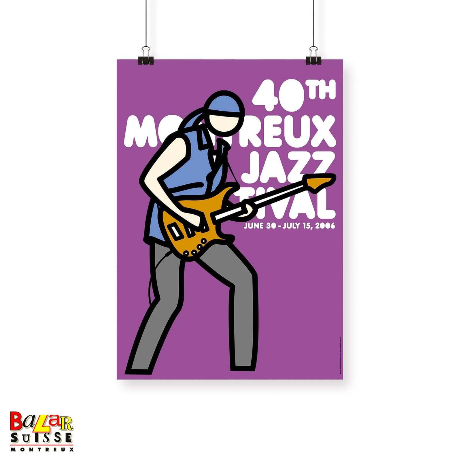 Poster Montreux Jazz Festival 2006 - violett