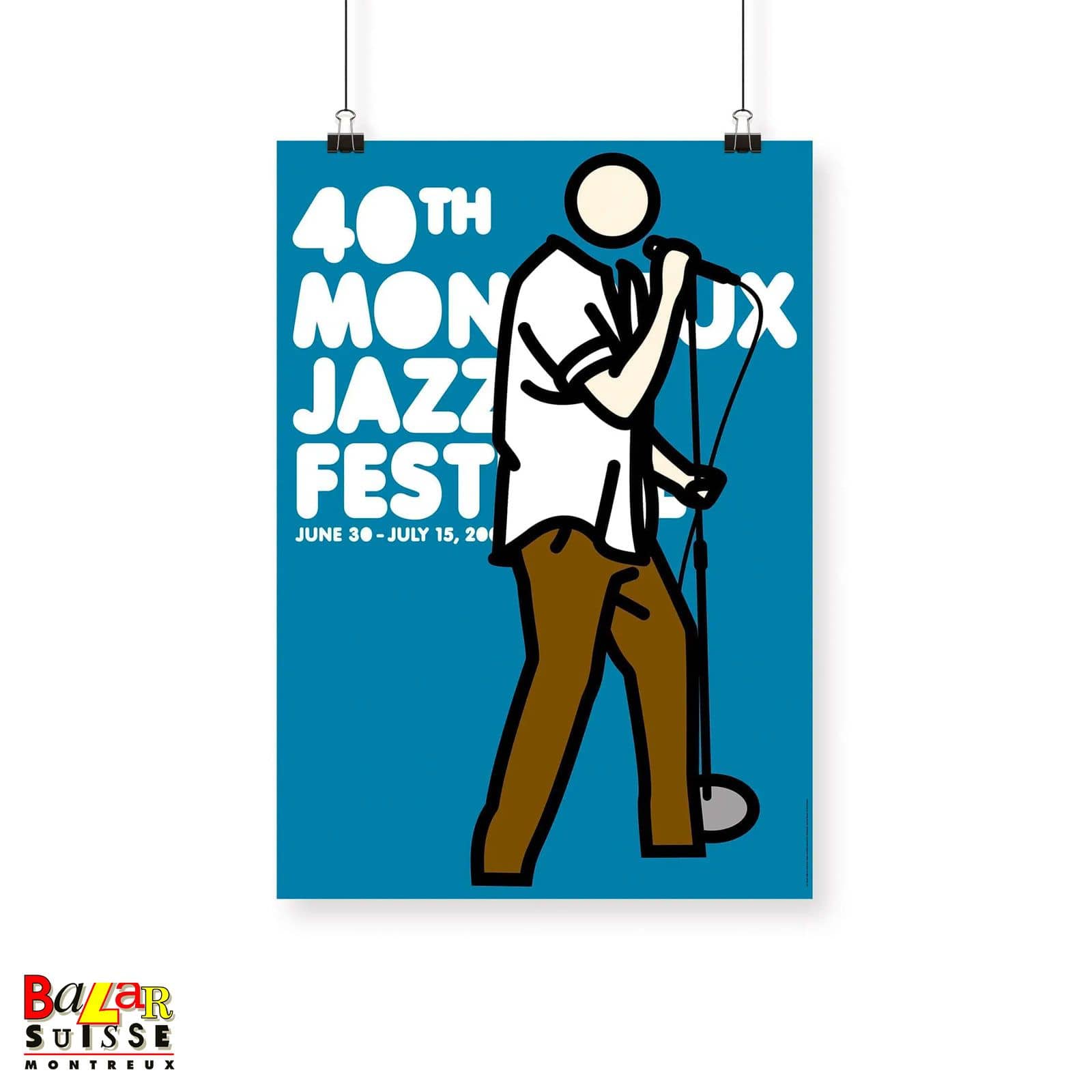 Poster Montreux Jazz Festival 2006 - blau