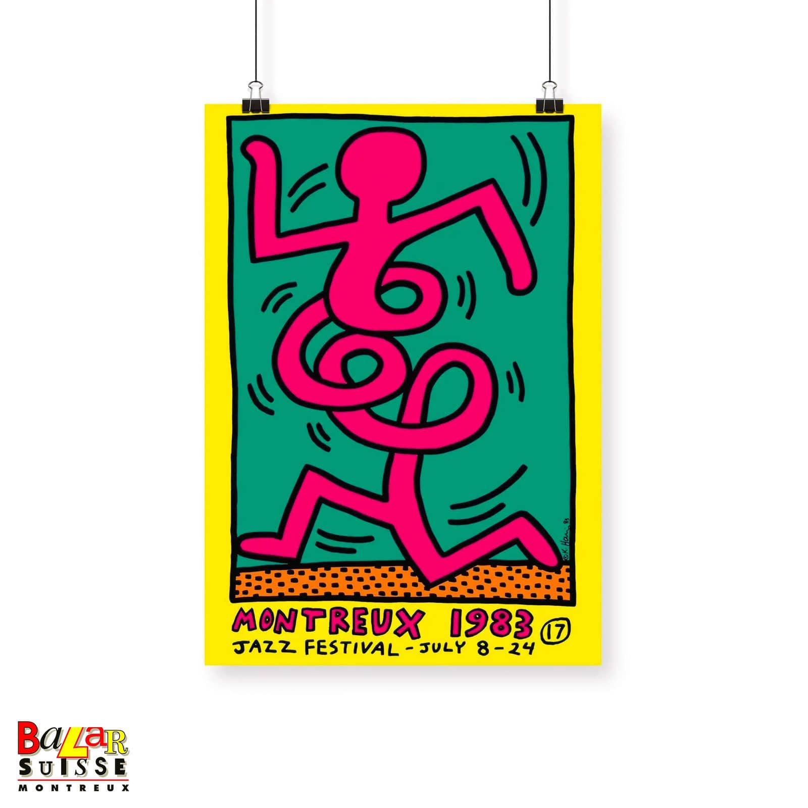 Poster Montreux Jazz Festival 1983 - gelb