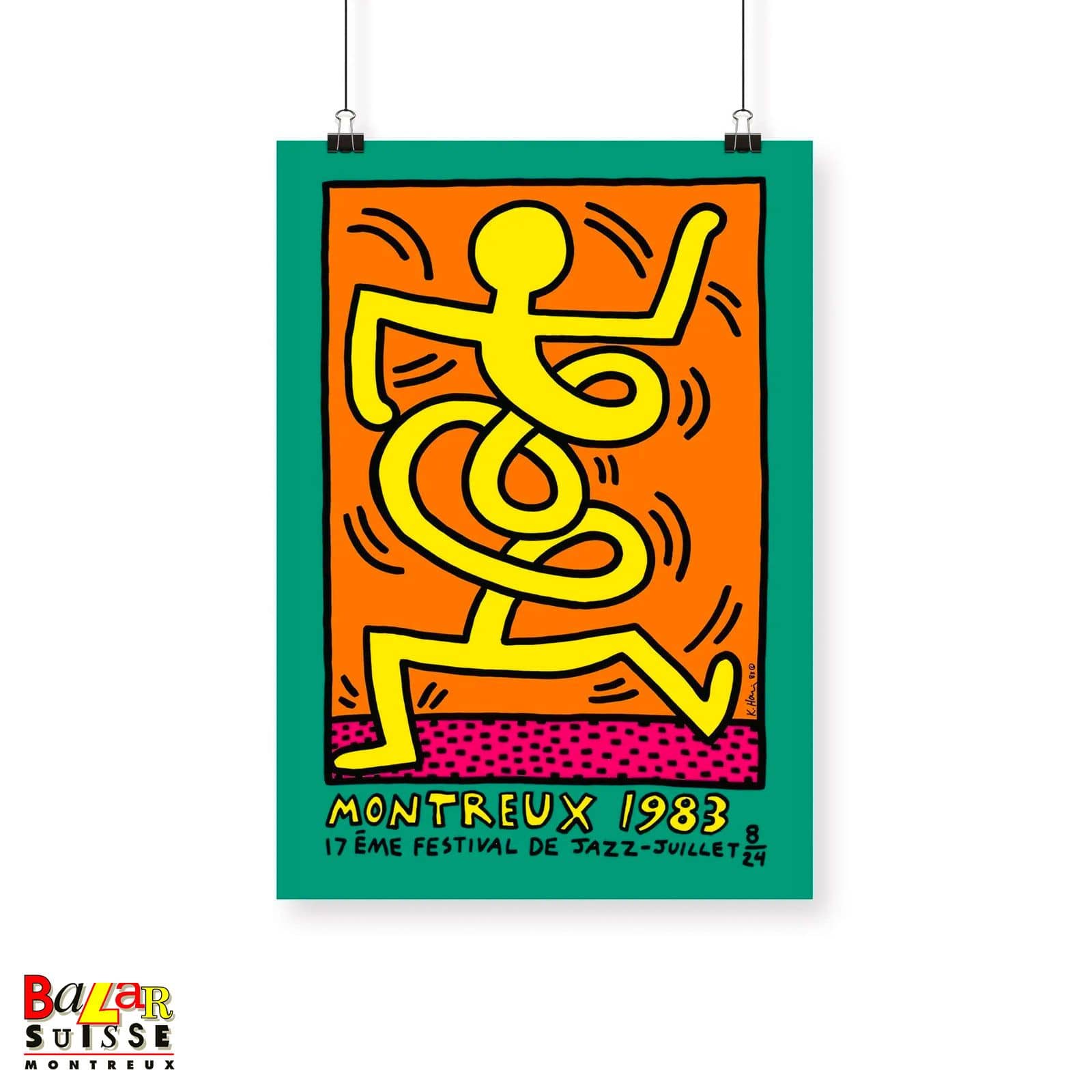 Poster Montreux Jazz Festival 1983 - grün