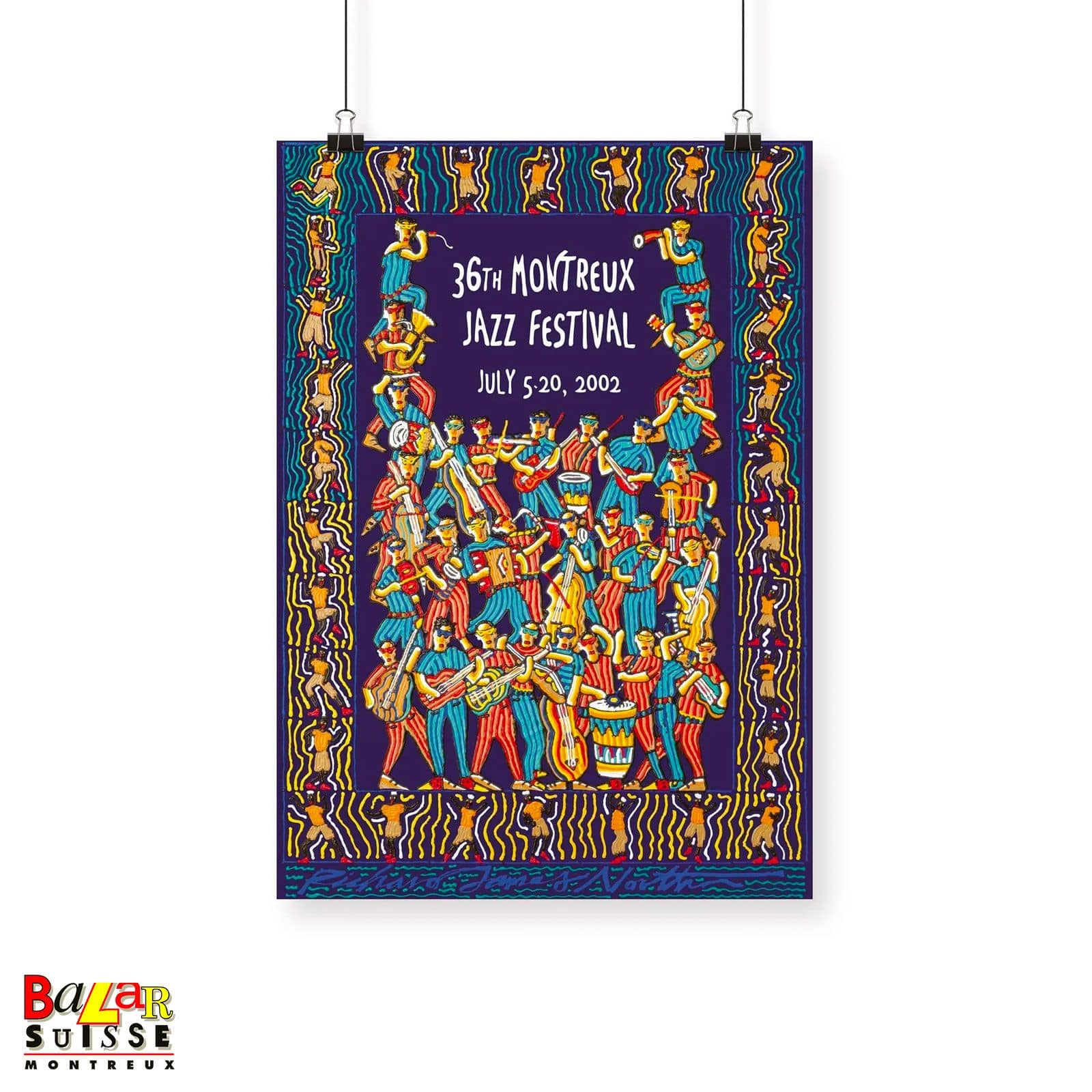 Poster zum Montreux Jazz Festival 2002