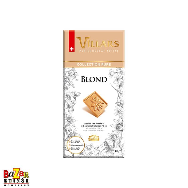 Villars Swiss chocolate – Blond Pure