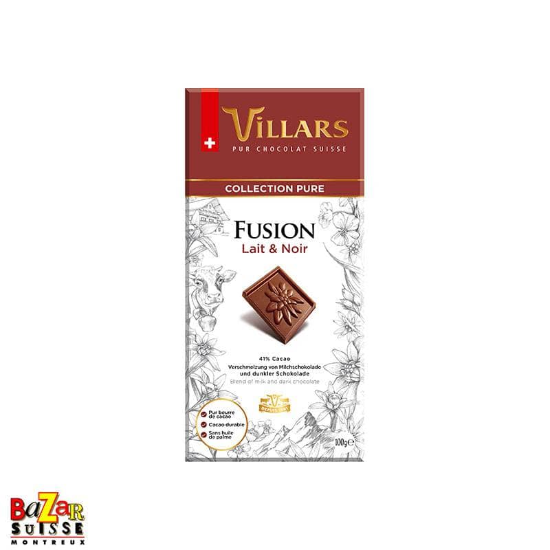 Villars Swiss chocolate – Fusion Pure