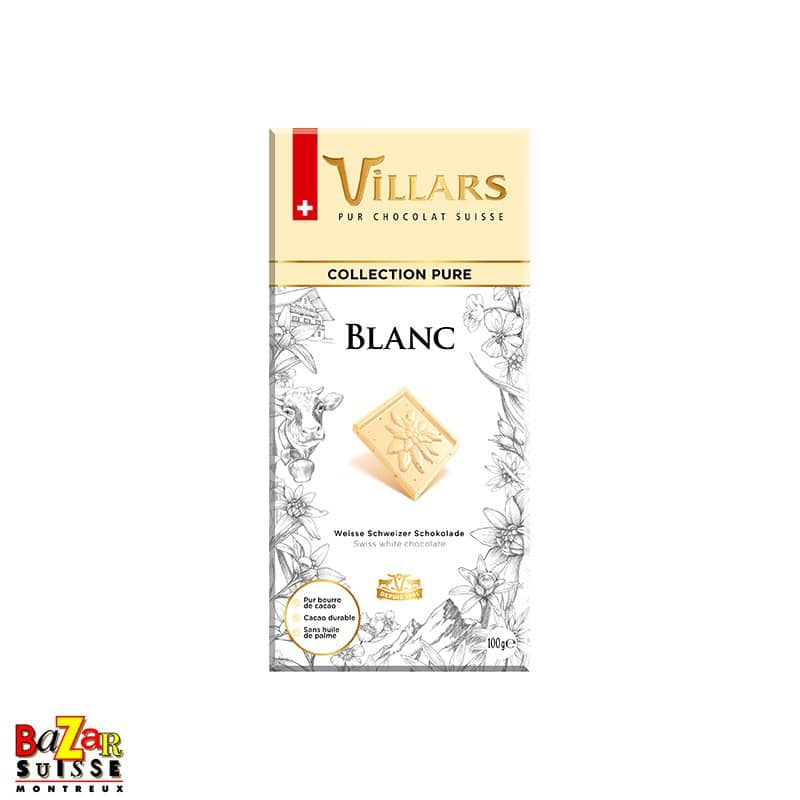 Villars Swiss chocolate – White Pure
