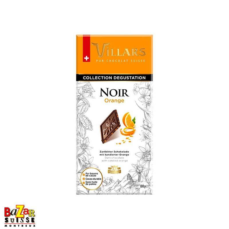 Villars Schweizer Schokolade - Dunkle Schokolade mit Orange