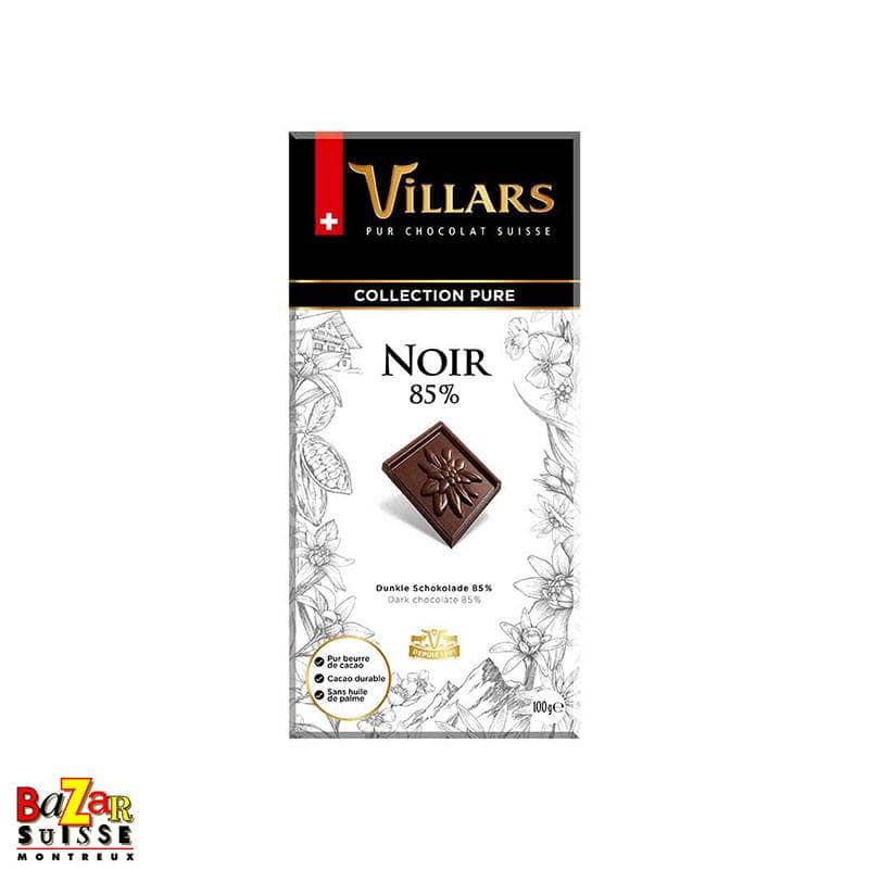 Villars Schweizer Schokolade - Dunkle Schokolade 85%