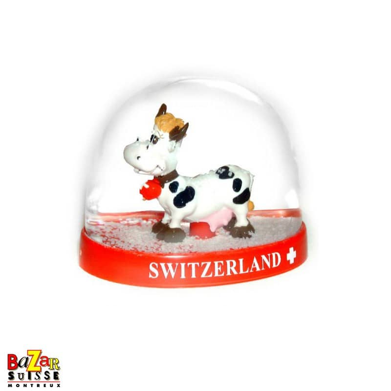Sfera di vetro con neve - Pretty Cow