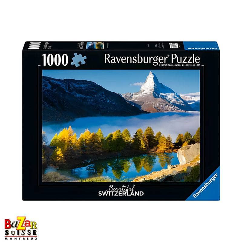 Le Cervin depuis le lac Grindjisee – puzzle Ravensburger