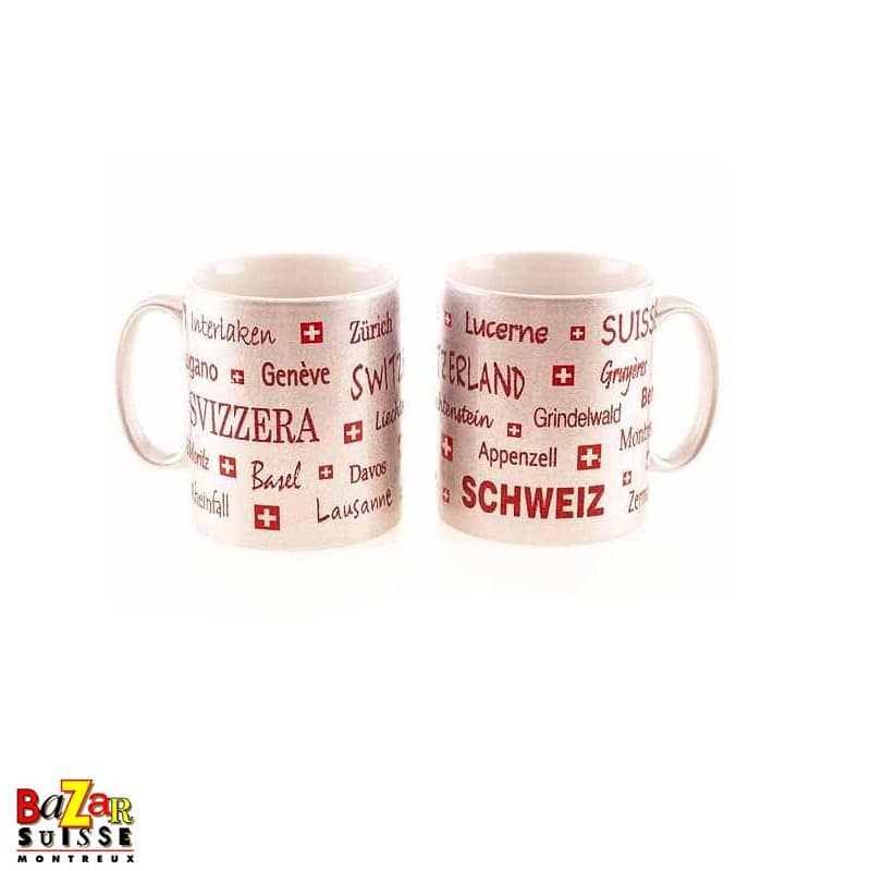Tasse villes suisses - grise