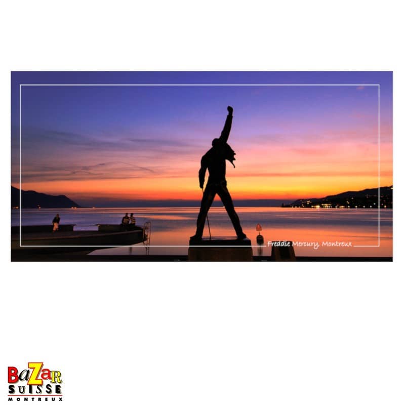 Postkarte – Freddie Mercury – Montreux