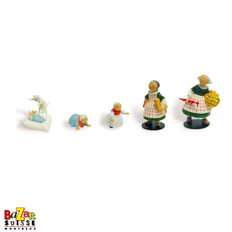 Bécassine’s Childhood Figurines - Leblon Delienne