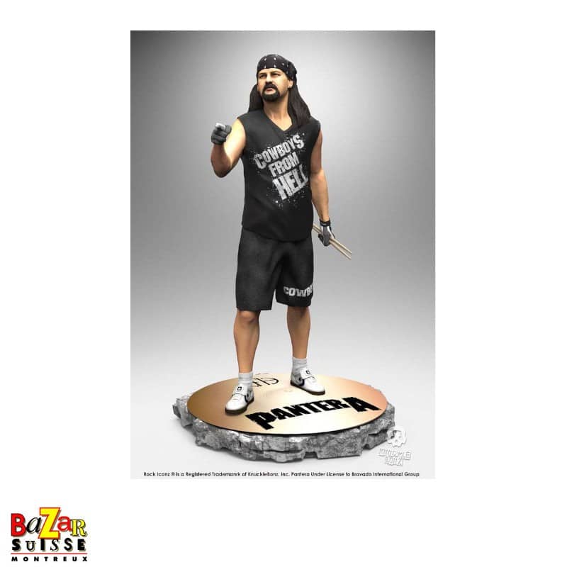 Vinnie Paul – Pantera – Rock Iconz Figure by Knucklebonz