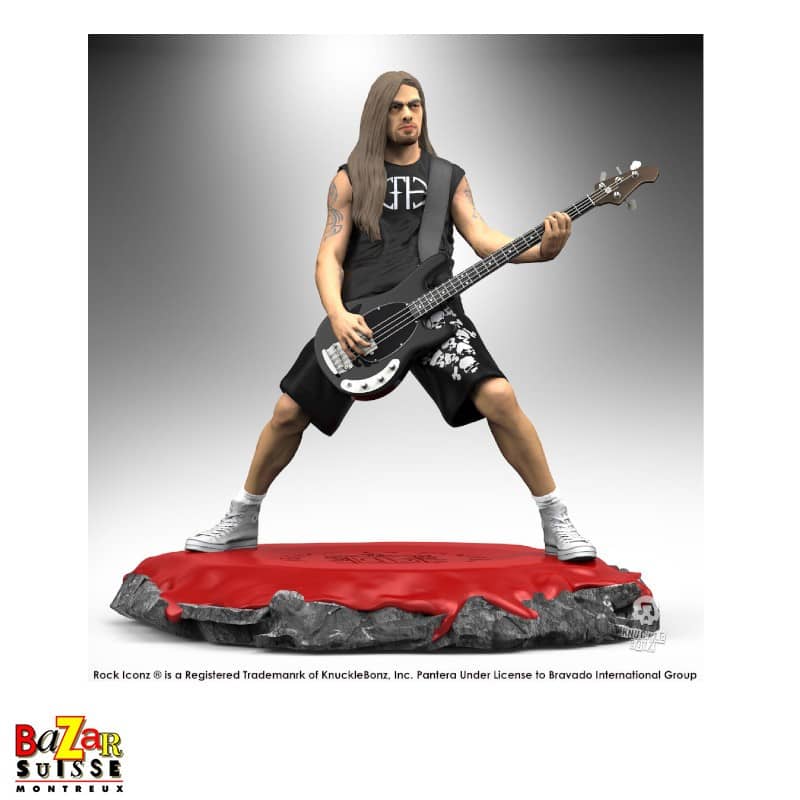 Rex Brown – Pantera – Rock Iconz Figure by Knucklebonz
